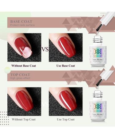 Rstyle Top Coat Gel Set - 4PC No Wipe Base & Primer UV LED Nail Lacquer - International Shipping Available - Buy Online on GoSupps.com