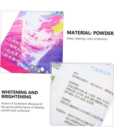 minkissy 1 Set Stain Remover Stain Brightening Agent Active Oxygen Agent Laundry Tool Clothing Colour Agent Brightener Efficient - Buy Online on GoSupps.com