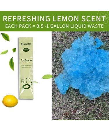Portable Toilet Powder | Neutralize Odor, Fast-Acting Gel | Safe & Easy to Use | Emergency Porta Potty Chemicals for Camping - 1 Pack - Buy Online on GoSupps.com
