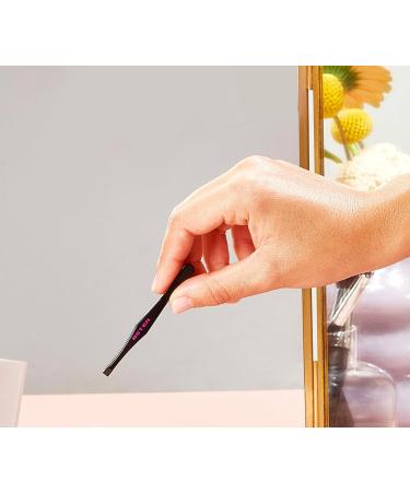 Black Steel Straight Tip Tweezers - Precision Hair Removal Tool | 1 Pc - Buy Online on GoSupps.com