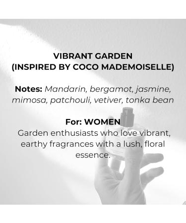 L'OIL FRAGRANCE Vibrant Garden Inspired by CHANE'L Coco Mademoiselle EDT 30ml | Valentines Day Gift for Her - Elegant Floral Citrus & Vetiver | Long-Lasting Women s Perfume - Buy Online on GoSupps.com