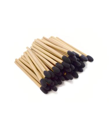 Artist's Choice Bamboo Eye Shadow Applicators - Eco-Friendly, Soft Pads for Effortless Blending | Single-End Design for Monochromatic Looks | Professional Single-Use Option - Buy Online on GoSupps.com