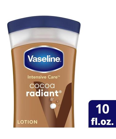 Vaseline Intensive Care Cocoa Radiant Lotion 10 oz - Pack of 6 | Moisturizing & Hydrating Skin Care for All Skin Types - International Shipping Available - Buy Online on GoSupps.com