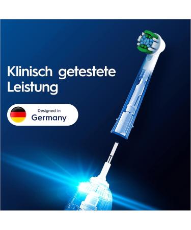 Oral-B Pro Precision Clean Brush Heads - 6 Pack | X-Shaped Bristles for Superior Cleaning | Original Oral-B Toothbrush Attachments | Designed in Germany - Buy Online on GoSupps.com