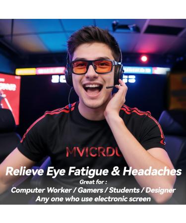 Gaming Glasses - Blue Light Blocking for E-sport Reduce Eyestrain & Headaches - Ideal Gift for Men Women & Kids - Buy Online on GoSupps.com