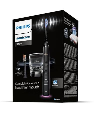 Philips Sonicare DiamondClean 9400 Electric Toothbrush with App - Black | HX9917/89 - Buy Online on GoSupps.com