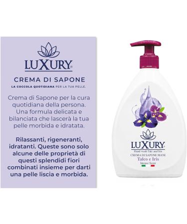  Luxury Luxury Hand Soap with Talc and Liquid Iris 750 ml - Buy Online on GoSupps.com