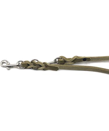 Adjustable Dog Liner for Small & Large Dogs - Olive Green 3.50m x 8mm | International Shipping - Buy Online on GoSupps.com
