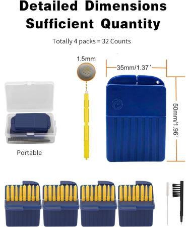 32Pcs Starkey Hearing Aid Wax Guard Filters with Cleaning Brush - Earwax Catcher for Hear Clear Removal - Buy Online on GoSupps.com