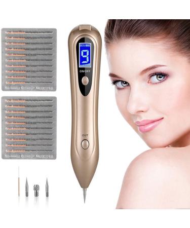 2018 UPGRADED Mole Removal Pen Portable USB Rechargeable Skin Tag Removal Tool Kit with 9 Strength Levels Professional Beauty Pen for Body Facial Freckle Nevus Warts Age Spot