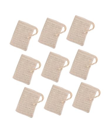 WOONEKY 20 Pcs Exfoliating Soap Pouch Homemade Soap Bath Sponges Soap Scrubber Pouch Soap Pouch for Shower