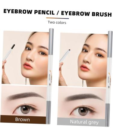 FOMIYES 6 Pcs Double-headed Waterproof Eyebrow Pencil Waterproof Brow Pencil 2 in 1 Brow Pen Makeup Pen Wild - Buy Online on GoSupps.com