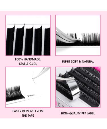 TDANCE Bottom Lash Extensions - 0.03/0.05/0.07mm Thick B Curl 5-7mm Mixed Lower Eyelashes for Enhanced Drama - Buy Online on GoSupps.com