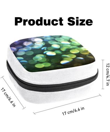 GIAPB Sanitary Napkin Storage Bag | Period Tampon Makeup Pad Pouch | Green Dot Color - Buy Online on GoSupps.com