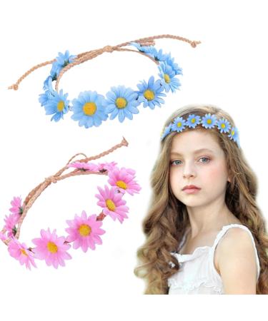 REYIN-CHHN Sunflower Headband | Daisy Hair Accessories | Flower Headbands for Women and Girls - Perfect for Everyday Wear | Unique Sunflower & Daisy Designs | Ideal for Ladies & Young Girls