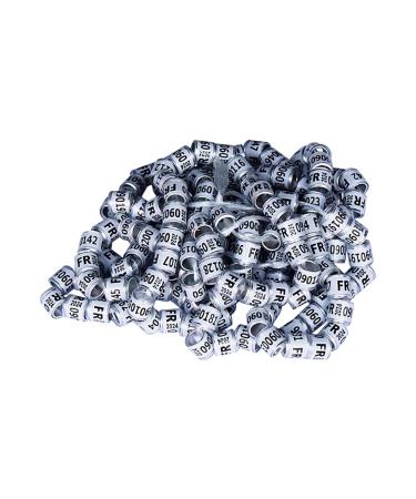Taole 50 Pcs Pigeon & Chicken Leg Rings | Multicolored Aluminum Foot ID Bands | Birdhouse Accessories for Training & Identification - Buy Online on GoSupps.com