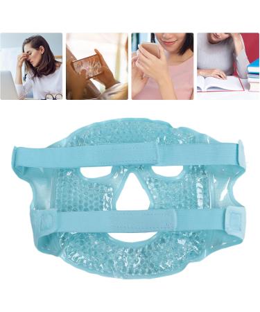  Spacnana Hot & Cold Pearl Gel Full Face Mask Sleep Mask (Sky Blue) - Buy Online on GoSupps.com