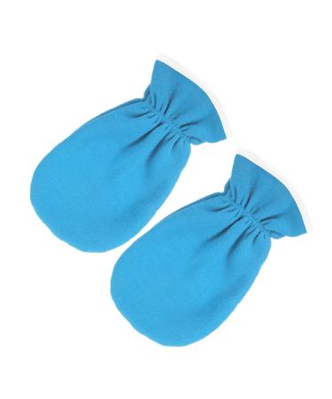 minkissy 1 Pair Exfoliating Hand Mask Exfoliate Glove Black Cotton Gloves Women Psoriasis Gloves Cotton Gloves for Dry Hands Exfoliating Mitts Body Gel Flannel Miss Fingerless White Gloves