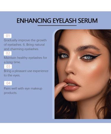 Eyelash Growth Serum and Lash Serum for Longer Fuller Lashes Daily Conditioning Treatment with Vitamin C and E Prostaglandin-Free Formula Lash Primer for Extensions (4ml 2-Pack) - Buy Online on GoSupps.com