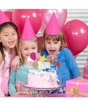 12 Pieces Birthday Cake Decoration Cloud Star Balloon Cake Decoration Creative Romantic Cake Decoration Inserts Suitable for Girls and Women - Buy Online on GoSupps.com