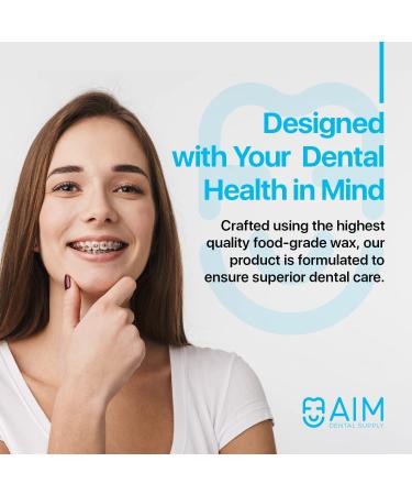 Orthodontic Wax for Braces 10 Pack - Unscented & Flavorless Dental Wax Clear Strips - Food Grade Ortho Brace Wax for Aligners - Clear Cases Included - Buy Online on GoSupps.com