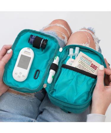 Sugar Medical Diabetes Insulated Convertible Supply Bag - Ocean Blue - Buy Online on GoSupps.com