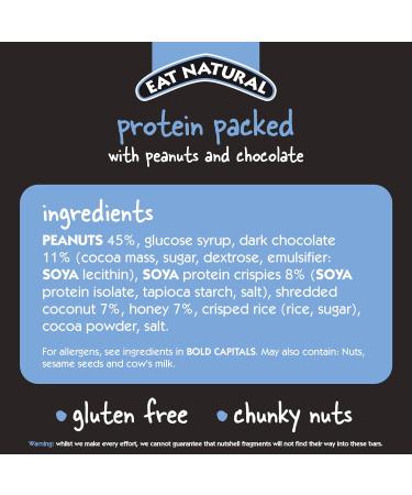 Eat Natural Protein Bar 45g Gluten Free 12 Pack - Buy Online on GoSupps.com