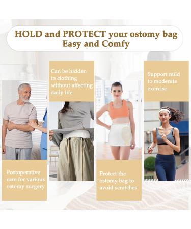 Ostomy Wraps & Colostomy Bag Covers | Stealth Belt for Men & Women | Comfortable Stoma Guard | Odor Control & Noise Reduction | Ideal for Sports & Daily Life - Buy Online on GoSupps.com