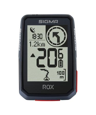 Sigma Sport Rox 2.0 Black |Bicycle computer wirelessly GPS & navigation including GPS bracket |Outdoor GPS navigation for pure driving pleasure black 44.9 x 73.6 x 18.4 mm ROX 2.0 black - Buy Online on GoSupps.com