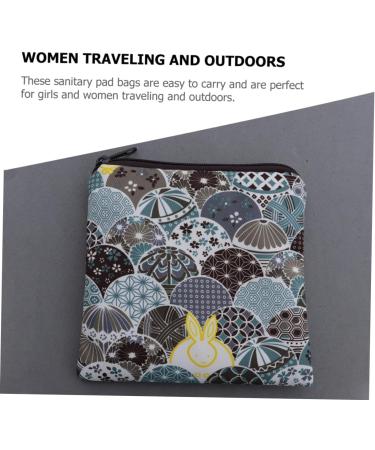 Gleavi 4-Piece Women's Storage Bags - Bandage and Money Exchange Organizers - Compact Wallets for Panty Liners - Polyester Travel Organizer for Students - Buy Online on GoSupps.com