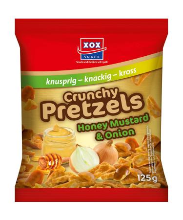 n.v. XOX Crunchy Pretzels Honey Mustard and Onion 125g