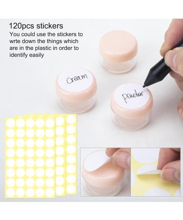 100 Pieces Clear Mini Cosmetic Bottles - 5ml Empty Cream Jars with Screw Caps for Lip Balm & Lotion - Transparent Cremeglas Containers - Buy Online on GoSupps.com