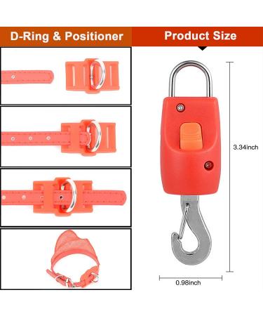 Ranphy Dog Leash Connector - Magnetic Magic Latch for Easy One Touch Connection and Release - Stainless Steel for Outdoor Training - Red - Buy Online on GoSupps.com