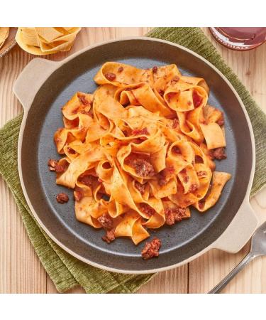 Pasta Recipe Kit - Pappardelle with Wild Boar Rag | Double Portion Italian Artisan Dried Egg Pasta & Finest Sauce | Restaurant-Quality Dish Ready in 6 Minutes - Buy Online on GoSupps.com