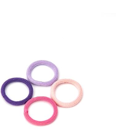 100 Pcs Mini Colorful Elastic Hair Ties for Girls - Gradient Purple Toddler Ponytail Holders - Buy Online on GoSupps.com