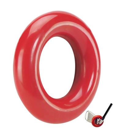 JP LANN GOLF Weighted Swing Ring for Practice/Training, Red