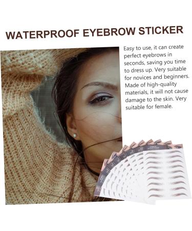 Didiseaon 27 Sheets Imitation Eco Eyebrow Sticker Eyebrow Stickers Imitation Eyebrow 6d Hair-like Eyebrows Stickers Eyebrow Transfer Stickers Eyebrow Tool Makeup Brow Sticker 21.5X14.5cmx3pcs Brownx3pcs - Buy Online on GoSupps.com
