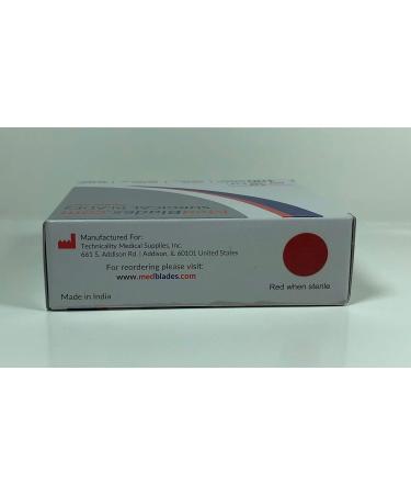 MedBlades 60 Carbon Steel Blades - Box of 100, Sterile Foil Wrapped for Dental, Surgical, Veterinary, Dermaplane, Hobby Craft & More - Buy Online on GoSupps.com
