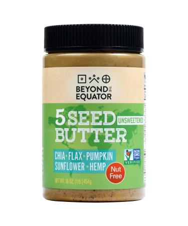 Beyond The Equator 5 Seed Butter Unsweetend 16 oz (454 g)