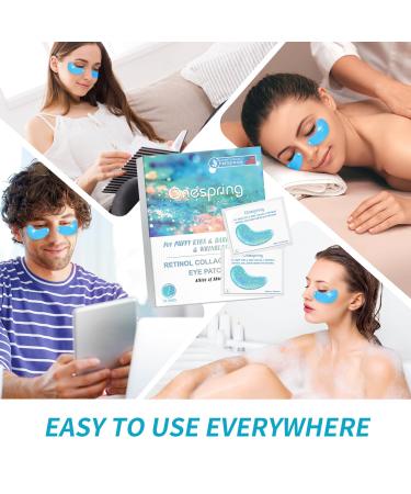 Under Eye Patches for Puffy Eyes - 24 Pairs Retinol Collagen Gel Pads Anti-Aging Eye Masks for Wrinkle Reduction & Moisturizing - Fast International Shipping - Buy Online on GoSupps.com