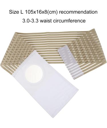 SUPVOX Ostomy Support Belt - Elastic Hernia Band & Breathable Belly Band for Colostomy & Abdominal Support for Men & Women - Buy Online on GoSupps.com