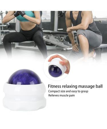 Angrek Essential Oil Massage Ball - Relaxing Muscle Roller for Neck Legs & Hands | White & Purple - International Shipping - Buy Online on GoSupps.com