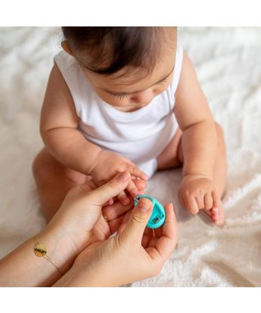 Baby Hair Brush Set with Soft Goat Bristles - Newborn Grooming Kit with Nail Clippers, Scissors, and Nose Cleaning Tweezers - Perfect Baby Shower Gift for Boys and Girls - Buy Online on GoSupps.com