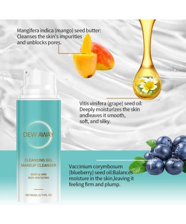 Ceprznvey Face Wash Gel Hydrating Gel Gentle Facial Wash Makeup Remover Moisturizing Cleansing Gel Refreshing Deep Cleansing Face Wash for Girlfriend Wife Mother 1.71x4.72 inches - Buy Online on GoSupps.com