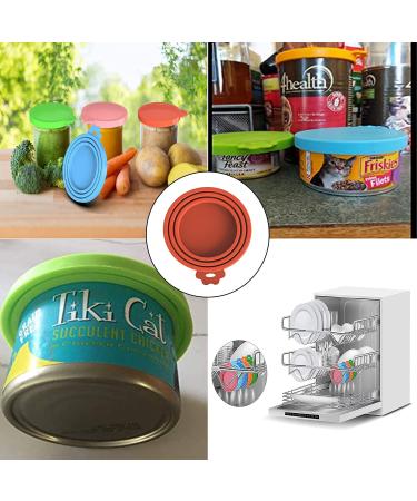 9 Pcs Pet Can Covers for Dog & Cat Food Cans - Universal Size Food Can Lids - Buy Online on GoSupps.com