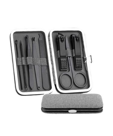 Stainless Steel Nail Clipper Set Black Pink Gray Nail Clipper Manicure Set (Color : C03)