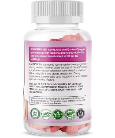 Pueraria Mirifica Gummy Supplement - Organic 10:1 Extract for Women & Men | 60 Veggie Gummies - Buy Online on GoSupps.com
