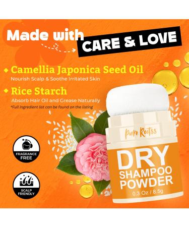 Dry Shampoo Powder & Refill X2 - Unscented Non-Aerosol Hair Volumizer for Dark & Blonde Hair | Travel-Friendly Styling Solution - Buy Online on GoSupps.com