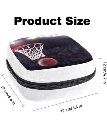 GIAPB Period Storage Bag - Sanitary Napkin, Tampon & Makeup Pouch - Basketball & Basketry Color - Buy Online on GoSupps.com