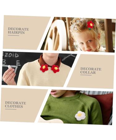 SEWOART 10pcs Hairpin Accessories Floral Yarn Toddler Wedding Assorted Color 2 4X4cm - Buy Online on GoSupps.com
